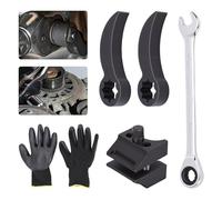 WODHMIEY Kit di strumenti per ammortizzatori a sospensione, distanziatore, separatore per nocche dello sterzo, adattatore per chiave a leva, leva del braccio di controllo inferiore, per un facile