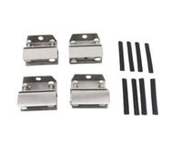 WODHMIEY Set di 4 barre portapacchi - adatto per ProMaster Ducato Jumper, supporto di montaggio in acciaio inox 304 senza foratura, per pannello solare e trasporto bagagli, barre portatutto ad alto