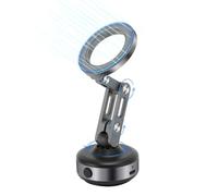 WODHMIEY Supporto magnetico per telefono con base a vuoto elettrico, braccio pieghevole a 3 vie, pieghevole, rotazione a 360°, universale, per 16/15/14/13/12 e Android, per auto, scrivania