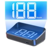 WODHMIEY Universal HUD Display, Dual GPS And Beidou Data Sources Speedometer Projector with Auto Brightness Adjustment for Car Motorcycle ATV UTV, for Measuring Vehicle Speed