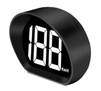 WODHMIEY Velocímetro Digital HUD para Coche con GPS y Beidou, Pantalla LED, USB Conectar y Usar, Compatibile con Todos los Vehículos, 10Hz Refresco, KM/H,