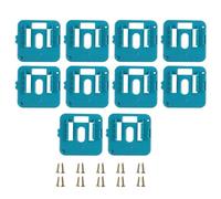 Wodsty 10 supporti da parete per batteria da 18 V BL1860 BL1850 BL1840 | Supporto da parete per batteria da 18 V, per officina, Makita BL1860, supporto BL1850, montaggio a parete, organizer per