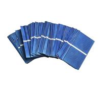 Wodsty 100 pannelli solari policristallini da 0,5 V, 52 x 19 mm, pannelli | 100 pannelli solari da 0,5 V, 52 x 19 mm, per la costruzione fai da te di pannelli solari