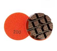 Wodsty 3 Pollici 80mm Asciutto e Bagnato Lucidatura Pad per Granito, Marmo, Calcestruzzo, 4-Step Grit 50/100/200/400, 15mm Disco abrasivo