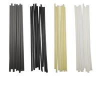 Wodsty 40 aste di saldatura in plastica, lunghezza 200 mm, materiale ABS/PP/PVC/PE per la riparazione di saldatori in plastica