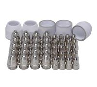 Wodsty 45pcs P-80 Elettrodo al Plasma e Kit Ugelli per Panasonic 80-100A Plasma Cutters, 15mm 100Amp Punta con Coppa Schermata, Accessori di Saldatura Materiali di Consumo