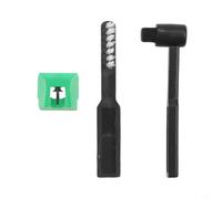Wodsty Ago di ricambio verde per audio-technica AT95E ATN95E AT-LP120USB giradischi ellittico ABS 3 x 5 x 3 cm