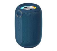 Wodsty Altoparlante impermeabile con microfono, bassi profondi, True Wireless Pairing, dispositivo portatile in ABS per piscina e spiaggia, nero (blu)