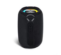 Wodsty Altoparlante impermeabile con microfono, bassi profondi, True Wireless Pairing, dispositivo portatile in ABS per piscina e spiaggia, nero (nero)