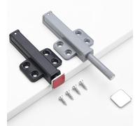 Wodsty Armadio magnetico per chiusura porta, fermaporta in metallo con superficie grezza per armadio