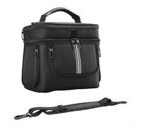 Wodsty Borsa portatile in EVA per BLUETTI AC2A e BT-02 per generatore a batteria, custodia compatta antiurto 35 x 25 x 9 cm con organizer per campeggio escursionismo, nero