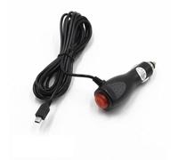 Wodsty Caricabatteria da auto mini USB con uscita 2A e interruttore di alimentazione, lunghezza cavo 3,5 m, compatibile con telecamere da cruscotto, telecamere DVR per auto, ingresso CC 12 V-24 V