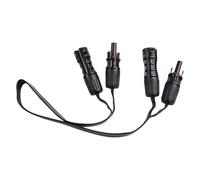 Wodsty Cavo connettore super piatto per pannello solare, lunghezza 0,5 m, tensione 1500 V/1 kv, nucleo in rame spesso 1,5 mm, per installazione inverter senza foratura