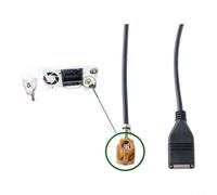 Wodsty Cavo USB per PCM3.1 RCD510 RNS315 MIB682 Sistema Audio LVDS H 95 cm Rame Senza Ossigeno Nero Accessori Auto
