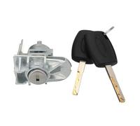 Wodsty Cilindro per serratura della portiera anteriore sinistra con 2 chiavi per Ford Focus C-Max S-Max 1552849 Kit di riparazione per serratura della portiera dell'auto in metallo