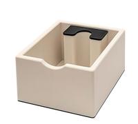 Wodsty Coffee Grounds Knock Box con portafiltro staccabile per macchine da caffè da 51 mm-58 mm, design antiscivolo e riduzione del rumore, nero