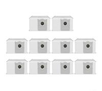 Wodsty Confezione da 10 sacchetti usa e getta, per Ecovacs, per DEEBOT T90 Pro, per OMNI, versione serbatoio dell'acqua, sacchetti filtro in tessuto non tessuto di grande capacità da 3,5 l (set
