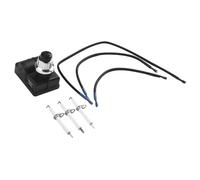 Wodsty Confezione da 3 elettrodi di accensione e cavo per barbecue PitBoss | Set di pezzi di ricambio per barbecue PitBoss TS-IG3007 Memphis 4 in 1 con 3 elettrodi a spina piatta