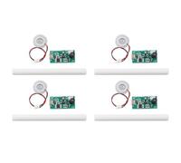 Wodsty Confezione da 4 moduli umidificatori USB da 5 V con piastra di atomizzazione da 5 m, 740 fori, fili da 80 mm, per umidificatore fai da te, diffusore di aromaterapia e atomizzatore di profumo