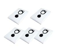 Wodsty Confezione da 5 sacchetti per aspirapolvere ISP iPulse ARDL-1635, in tessuto non tessuto come filtro di ricambio per modello ARDL-1635 EW, bianco