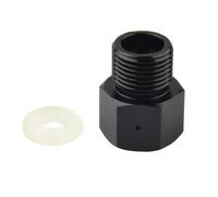 Wodsty Convertitore adattatore per bombola di gas da T21-4 a W21.8-14 in lega di zinco con filettatura femmina TR21-4 e W21.8x1/14 maschio per DIN477/JIS M22-14/BS 341 n. 8