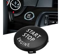 Wodsty Copertura per interruttore del pulsante del motore Start Stop per BMW in plastica nera, ricambio per modelli E87, E90, E91, E92, E93, E60, E84, E83, E70, E71, E89, console centrale anteriore