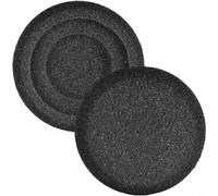Wodsty Cuscinetti auricolari per jabra per evolve 20 SE 30 II 40 65, cuscinetti di ricambio in tessuto traspirante, design ergonomico, nero, per 2 pezzi (nero)