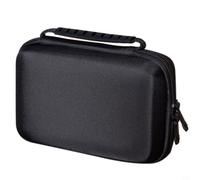 Wodsty Custodia protettiva impermeabile per Nintendo per 3ds XL, robusta custodia in EVA con scomparto per accessori e porta carte, custodia antiurto blu (nero)