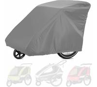 Wodsty Custodia protettiva universale per rimorchio da bicicletta, Oxford | Custodia protettiva per rimorchio per bicicletta, Oxford 210D, impermeabile, antivento, adatta per Qeridoo Burley Thule