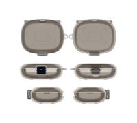 Wodsty Custodia trasparente in TPU per JBL per Endurance Peak 4, robusta custodia protettiva contro polvere e graffi, custodia compatta in diversi colori (grigio trasparente)