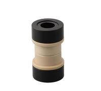 Wodsty DH - Kit di boccole ammortizzatori posteriori per bicicletta Fox e Rockshox, larghezza 22-68 mm, con tubo interno in lega di alluminio e imbottitura, per ammortizzatori da 12,7-14 mm
