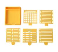 Wodsty Dispenser per blocco note con temate per liste strutturate di cose da fare, organizer per appunti a Y per lavoratori d'ufficio, contenitore compatto da scrivania da 9 x 1,5 cm per appunti da