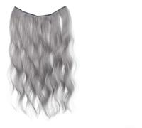 Wodsty Extension per capelli sintetici, 50 cm, resistenti al calore, lisci | Solo 50 g di peso, comfort leggero come una piuma, integrazione invisibile, da indossare tutto il giorno senza pressione