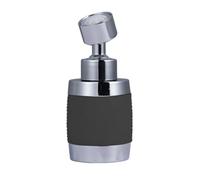 Wodsty Filtro ABS e ottone Hd per rubinetto cucina, attacco standard 22mm, regolabile a 360°, flusso d'acqua a tre velocità, design anti-fascia pressurizzato, nero o bianco