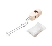 Wodsty Filtro per lavello da cucina con borsa a rete e ripiano girevole, materiale ABS, per protezione rifiuti alimentari e scarico, bianco o nero