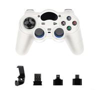 Wodsty Gamepad wireless 2.4G per PS3 e per dispositivi Android, incluso adattatore OTG, compatto e portatile, robusto ABS,