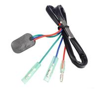Wodsty Interruttore basculante impermeabile Plug and Play Sostituzione | Miscela di metallo e plastica di alta qualità, resistente alla corrosione, cavo da 54 cm, nero