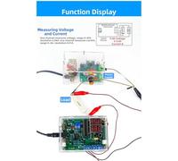 Wodsty Kit elettronico fai da te: test segnale, tensione e amperometro | Kit fai da te con segnale regolabile, misuratore da 30 V 2 A e sensore di temperatura (istruzioni)