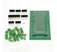 Wodsty Kit scheda schermata morsettiera a vite per Arduino MEGA-2560 R31, 84 pin passo 35 mm, non assemblato con PCB e prese femmina