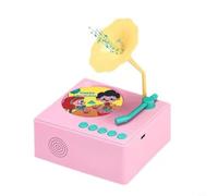 Wodsty Macchina per contastorie per bambini con 96 carte, per educazione fonografica precoce compatta, lettore musicale ABS di età 3-6 anni per anni, blu (blu)