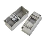 Wodsty Mini unità di consumo a 2 vie con 40A 30mA RCD e 2 MCB, IP65 impermeabile e antipolvere, scatola di plastica ignifuga dell'interruttore