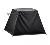 Wodsty Oxford Th Copertura per gancio di traino a 5 ruote, impermeabile, antipolvere e resistente ai raggi UV, per uso esterno, 79 x 79 x 51 cm, nero