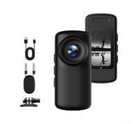 Wodsty per mini action cam 1080P Full HD POV fotocamera touch screen | Telecamera POV da pollice, video Full HD 1080p, touch screen IPS da 1,45 pollici, grandangolo di 100 gradi