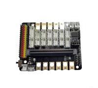 Wodsty per scheda adattatore microbit IO BIT V2, supporta diversi ambienti di programmazione, PCB durevole per progetti elettronici creativi, modulo di apprendimento nero