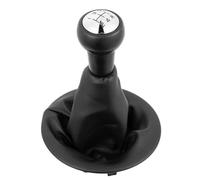 Wodsty Pomello del cambio manuale nero con copertura antipolvere | Guarnizione per asta del pistone dell'amplificatore della forza frenante per CRX 46185-SE0-003