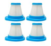 Wodsty Powerseries - Set di filtri per aspirapolvere lavabili blu con filo 3 in 1 BDSV2-BLK, 2 o 4 pezzi (confezione da 4)