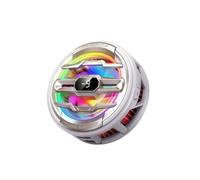 Wodsty Refrigeratore magnetico per cellulare, in lega di alluminio, per iPhone e smartphone Xiaomi, compatto con quattro livelli (oro)