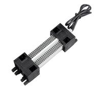 Wodsty Riscaldatore d'aria PTC 100W 12V AC/DC con elemento riscaldante isolato 113 x 35 x 26 mm per uso automobilistico e industriale