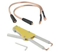 Wodsty Saldatrice a punti portatile con pressione regolabile per saldatura a piastre in acciaio da 1+1 mm, costruzione di metallo e pannelli epossidici, lunghezza totale 123 mm (stile A/B/C/D)