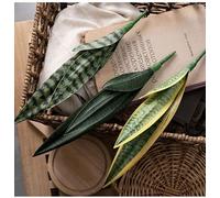 Wodsty Sansevieria artificiale in PVC: pianta artificiale realistica per la decorazione dell'ufficio